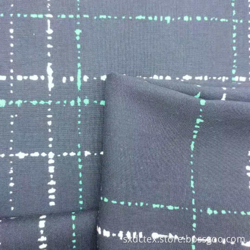 Sustainable Viscose LenZing Rayon Plain Printed Fabric